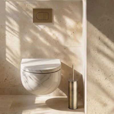 System Banyo Tuvalet Fırçalığı Antik Sarı Renk (BA4004 009 ABM) - System Banyo