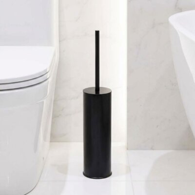 System Banyo Tuvalet Fırçalığı Siyah Renk (BA4004 009 AL6) - System Banyo