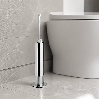 System Banyo Klozet Fırçası Krom Renk (BA4010 009 CR) - 1