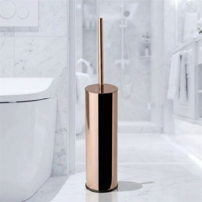 System Banyo Tuvalet Fırçalığı Rose Renk (BA4004 009 RS) - System Banyo