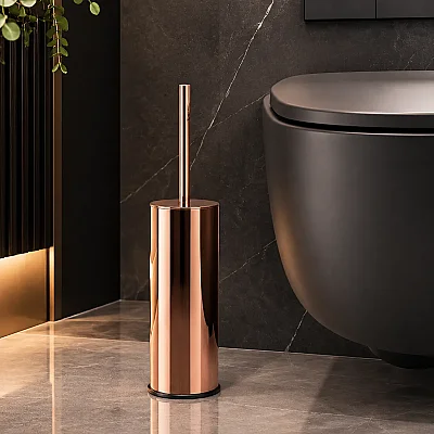 System Banyo Tuvalet Fırçalığı Rose Renk (BA4004 009 RS) - 1