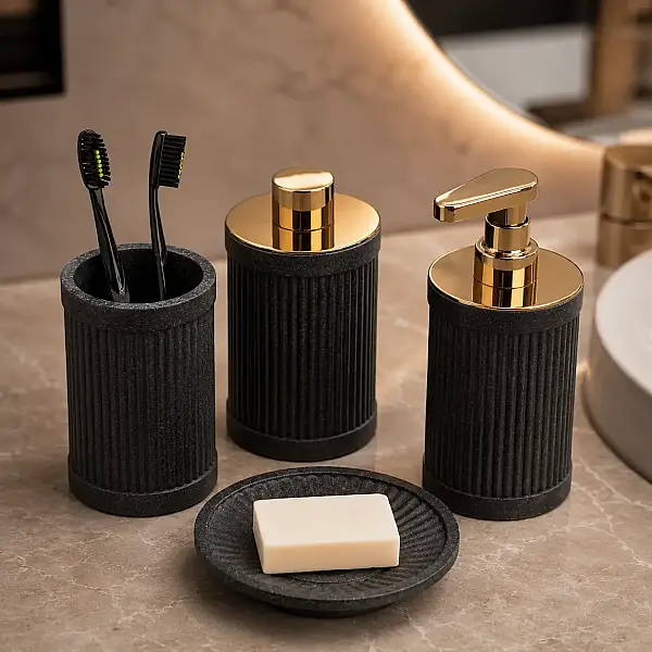 System Pamukluk Siyah/Gold Renk (BA2019 024 R2-GL) - 1