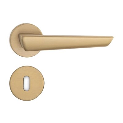 System Thor Gold Branche Rozetli Kapı Kolu (HA270RO12 GB) - System (1)