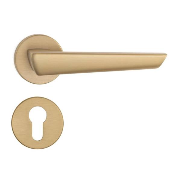 System Thor Gold Branche Rozetli Kapı Kolu (HA270RO12 GB) - 3