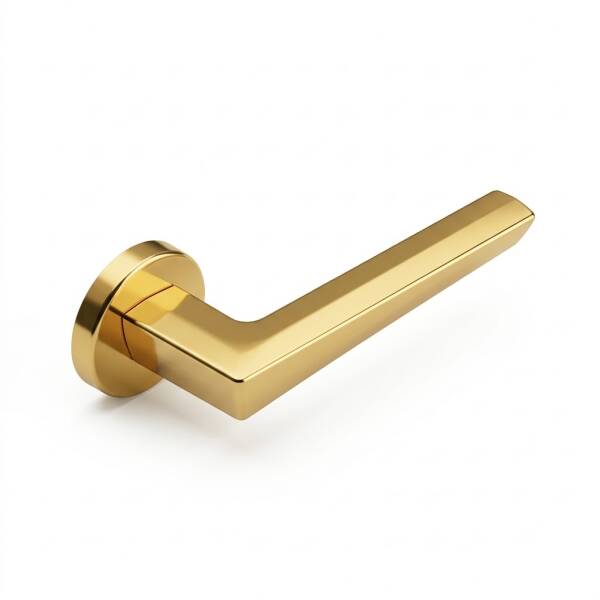 System Thor Gold Rozetli Kapı Kolu (HA270RO12 GL) - 1