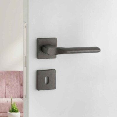 System Tike Kapı Kolu Fırçalı Füme Renk (HA271RO21 ELX1) - System