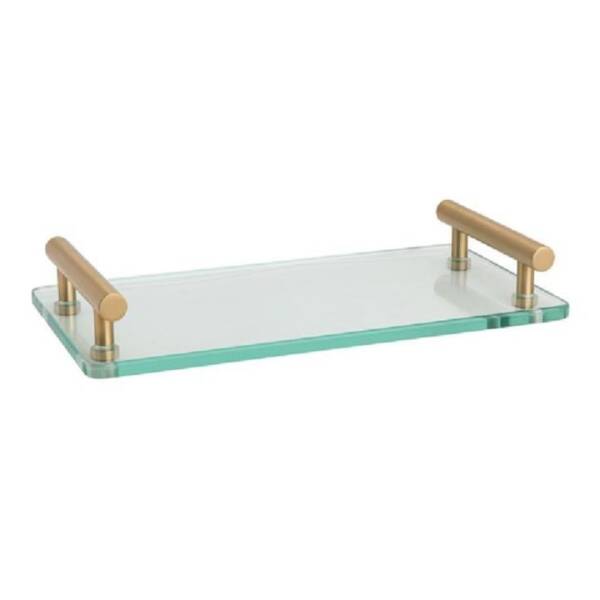 System Banyo Tepsisi Cam/Gold Branch Renk (BA2016 037 C1-GB) - 1