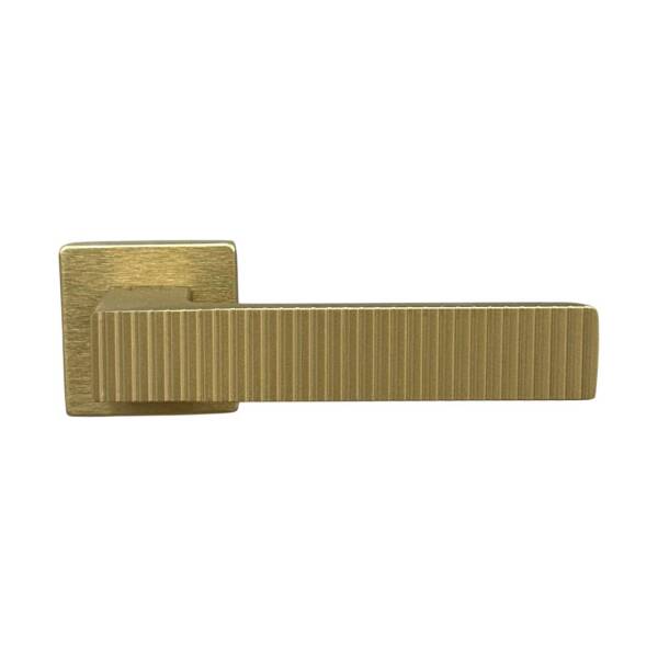 System Tuna Kapı Kolu Fırçalı Mat Altın Renk (HA259RO11 ELX5) - 2