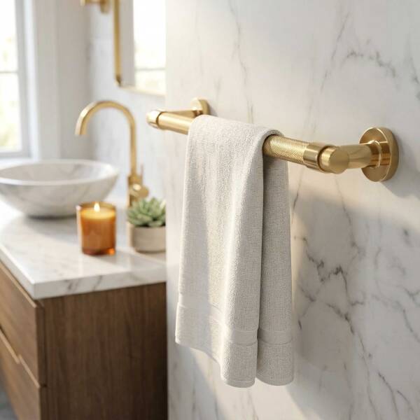 System Flexu Uzun Havluluk Gold Renk 60cm (BA1035 014 GL) - 1