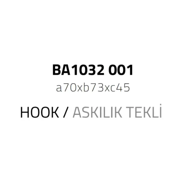 System Vector Askılık Gold Renk (BA1032 001 GL) - 2