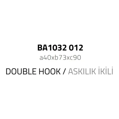 System Vector İkili Askılık Antik Renk (BA1032 012 ABM) - 3