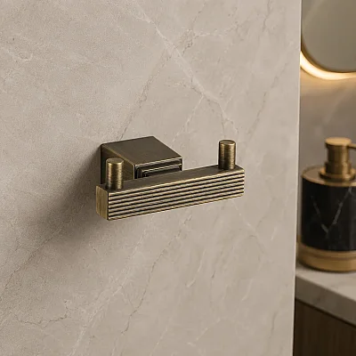 System Vector İkili Askılık Antik Renk (BA1032 012 ABM) - System Banyo (1)