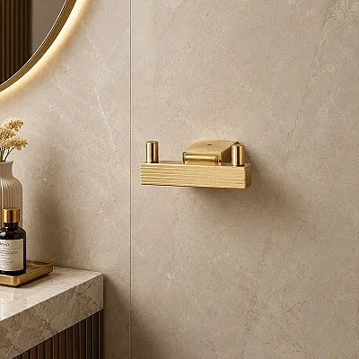 System Vector İkili Askılık Gold Renk (BA1032 012 GL) - 1