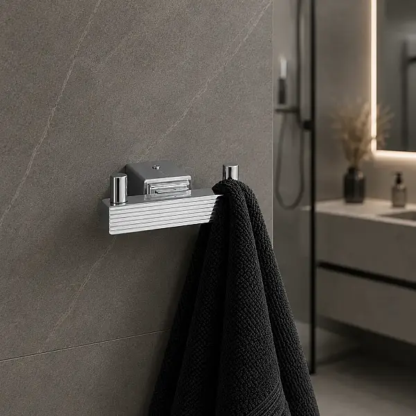System Vector İkili Askılık Krom Renk (BA1032 012 CR) - 1