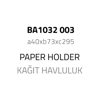 System Vector Kağıt Havluluk Gold Renk (BA1032 003 GL) - 2