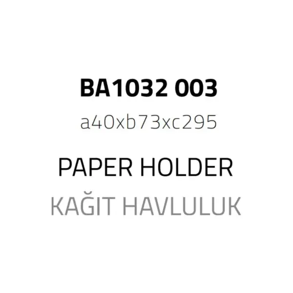 System Vector Kağıt Havluluk Gold Renk (BA1032 003 GL) - 2