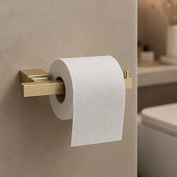 System Vector Tuvalet Kağıtlığı Gold Renk (BA1032 002 GL) - 1