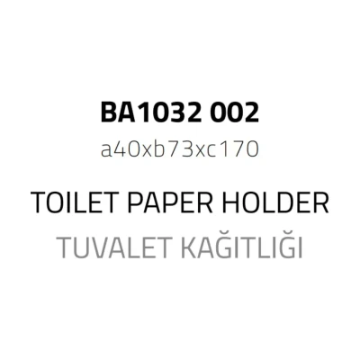 System Vector Tuvalet Kağıtlığı Krom Renk (BA1032 002 CR) - 2