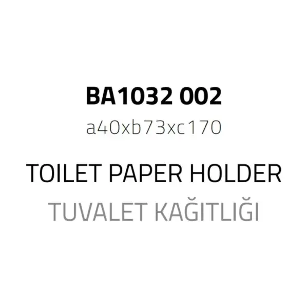 System Vector Tuvalet Kağıtlığı Krom Renk (BA1032 002 CR) - 2