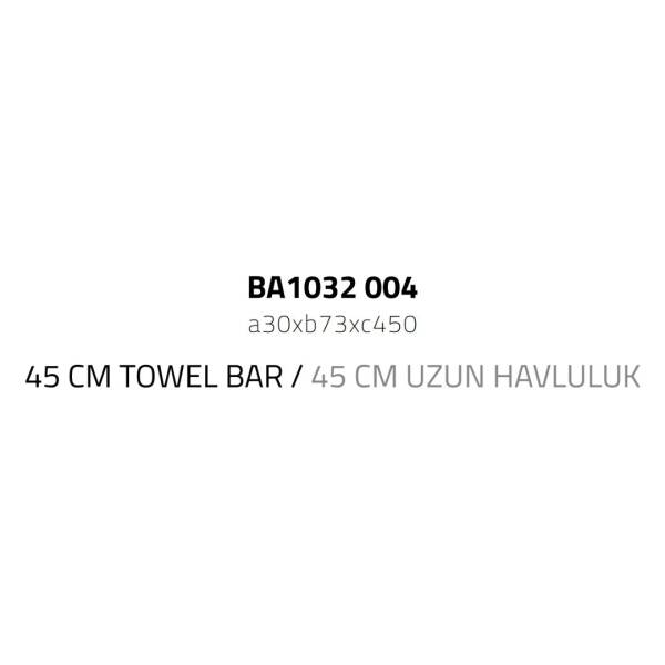 System Vector Uzun Havluluk Krom (BA1032 004 CR) - 2