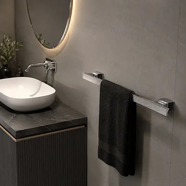 System Vector Uzun Havluluk Krom Renk (BA1032 014 CR) - 1