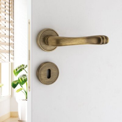 System Victoria Kapı Kolu Antik Sarı (HA129RO14 ABM) - System