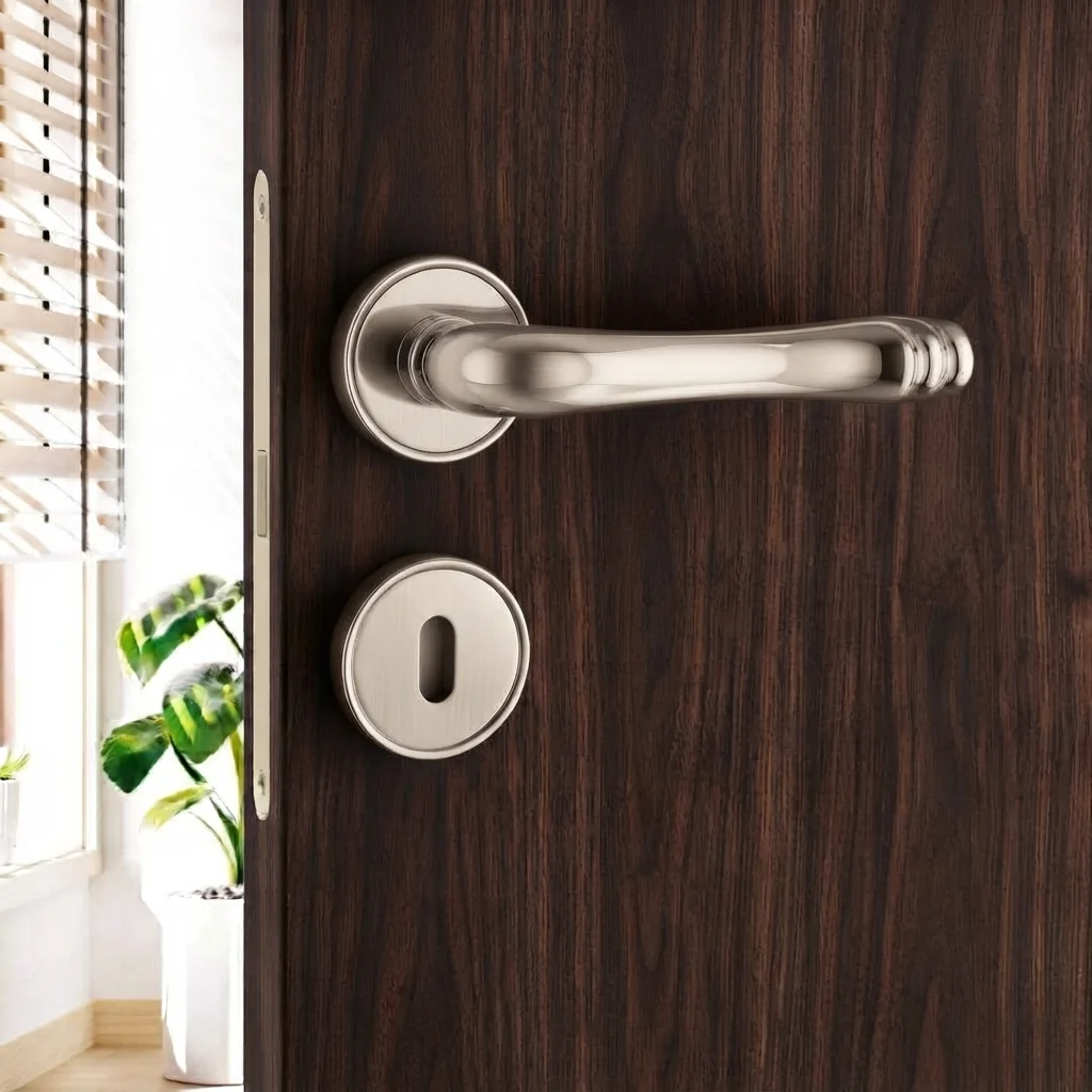 System Victoria Kapı Kolu Nikel Saten Renk (HA129RO14 NB) - 1