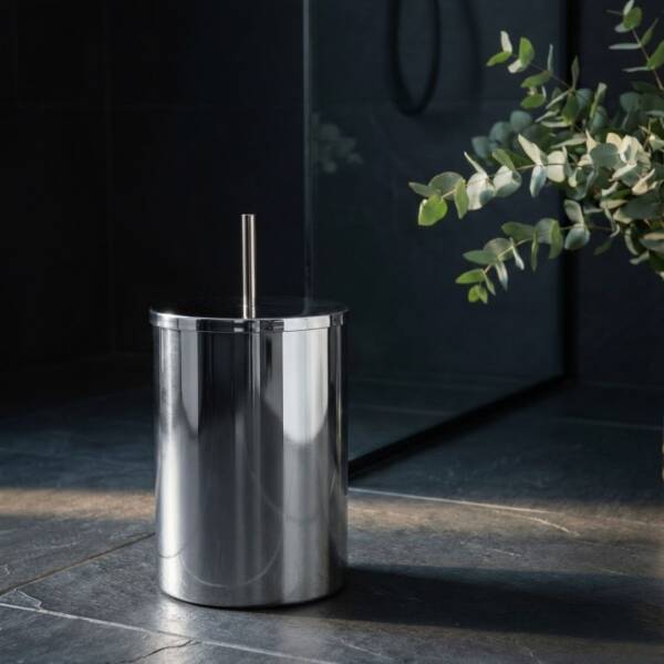 System Banyo Çöp Kovası 3 Lt Krom Renk 332X175X175 mm (BA4014 031 CR-CR) - 1