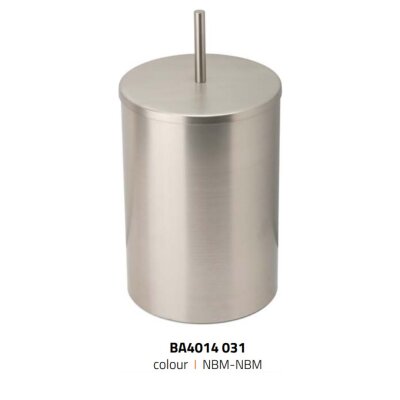 System Banyo Çöp Kovası 3 Lt Saten Renk (BA4014 031 NBM-NBM) - 2