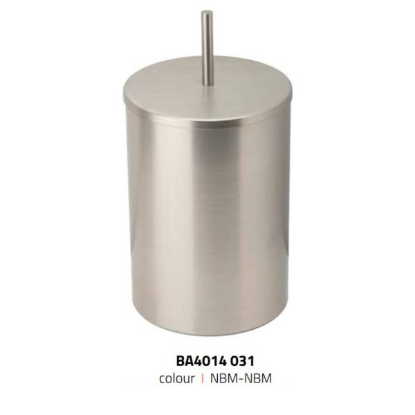System Banyo Çöp Kovası 3 Lt Saten Renk (BA4014 031 NBM-NBM) - 2