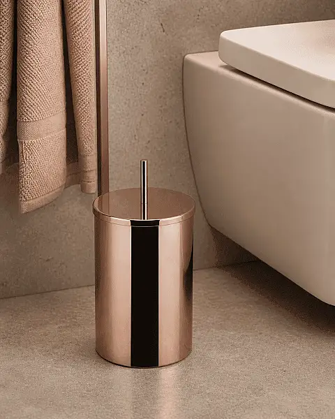 System Banyo Çöp Kovası 3 Lt Rose Renk (BA4014 031 RS-RS) - 1