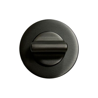 System Yuvarlak Wc Banyo Kapı Rozeti Antrasit Renk (RO22W BBN) - 1