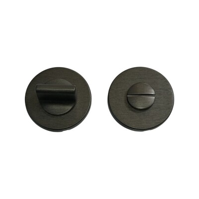 System Yuvarlak Wc Banyo Rozeti Fırçalı Füme Renk (RO22W ELX1) - 1