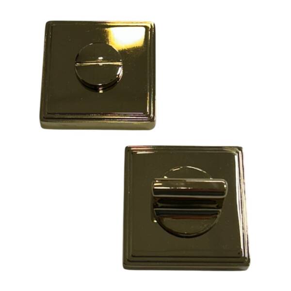 System Kare Wc Banyo Kapı Kolu Rozeti Gold Renk (RO17W GL) - 2