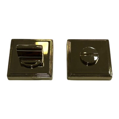 System Kare Wc Banyo Kapı Kolu Rozeti Gold Renk (RO17W GL) - 1