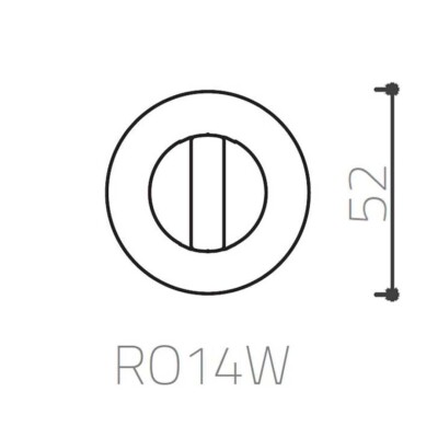 System Yuvarlak Wc Banyo Rozeti Nikel Saten Renk (RO14W NBM) - 3