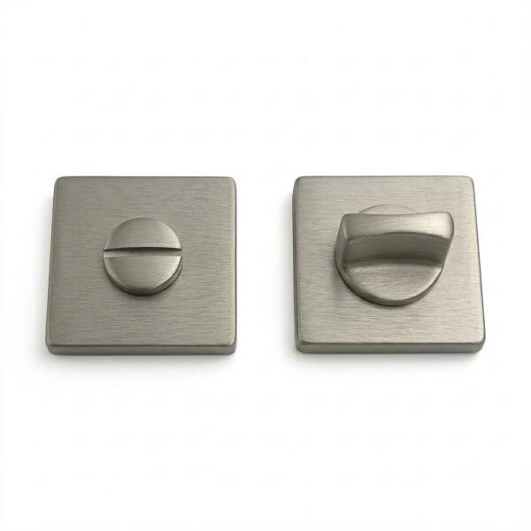 System WC Tipi Fırçalı Nikel Saten Renk Rozet (RO21W ELX2) - 1