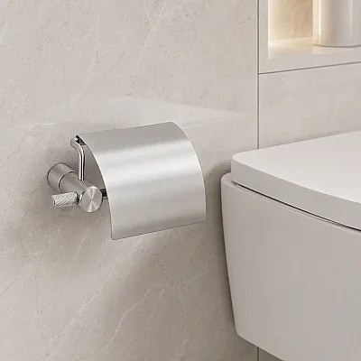 System X-Trail Kapaklı Tuvalet Kağıtlığı Krom (BA10011 001010 CR) - System Banyo (1)