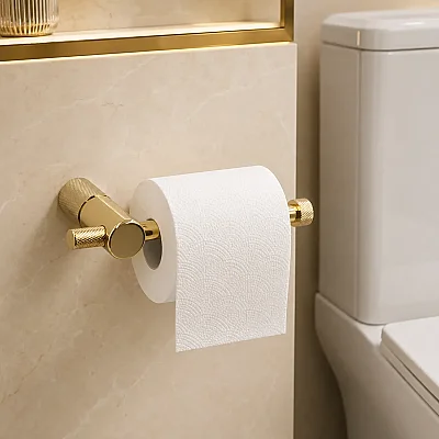System X-Trail Tuvalet Kağıtlığı Gold Renk (BA10011 001002 GL) - System Banyo (1)