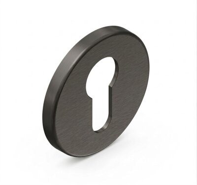 System Yale Tipi Fırçalı Füme Renk Rozet (RO22Y ELX1) - System