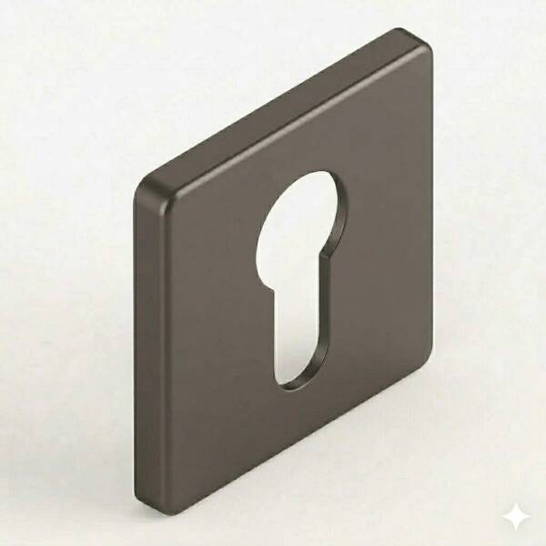 System Yale Tipi Füme Renk Rozet (RO21Y BBN) - 1