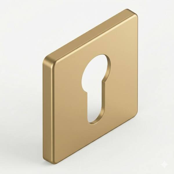 System Yale Tipi Gold Branche Renk Rozet (RO21Y GB) - 1