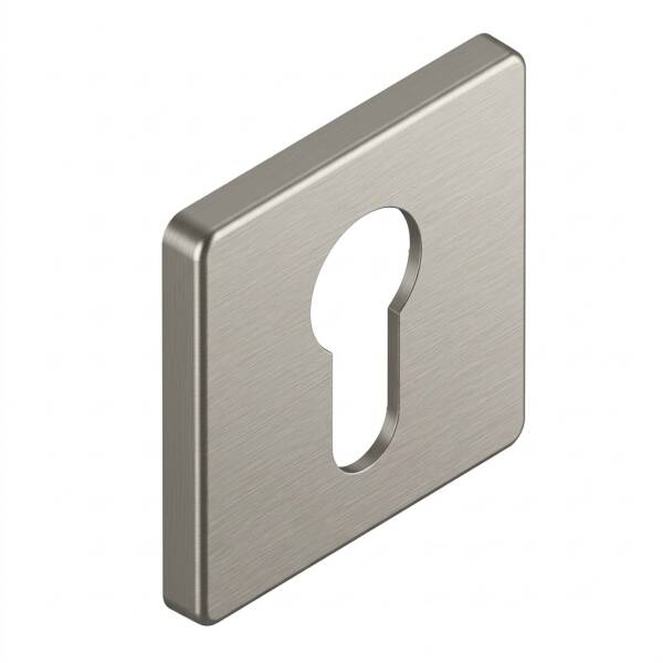 System Yale Tipi Mat Nikel Saten Renk Rozet (RO21Y NBM) - 1