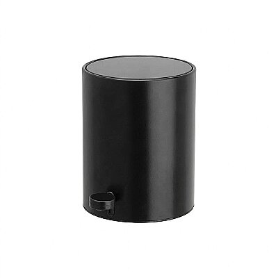 System Yuvarlak Pedallı Çöp Kovası 3 Lt Siyah (BA4054 531 AL6-AL6) - System Banyo