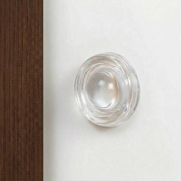 Sese Metali Şeffaf Kapı Stoperi Kapı Duvar Tamponu (TAM81) - 1