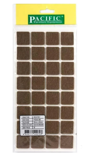 Pacific Kahverengi Keçe 25mm (TAP108) - 1
