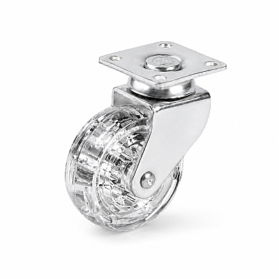 Hts Döner Tablalı Tekerlek Şeffaf 50mm (120-03-03-88) - Hts