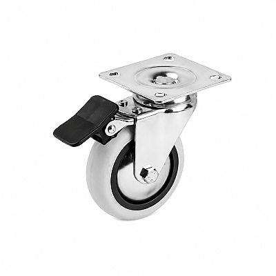 Hts Döner Tablalı Gri Tekerlek 50mm (353) - Hts