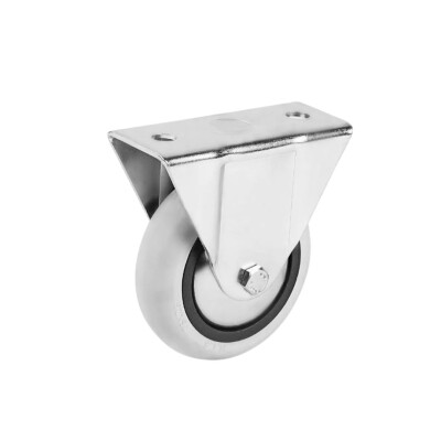 Hts Sabit Tekerlek 75x25mm Sabit Bağlantılı PVC Teker (120-01-75-07) - 1