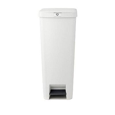 Stepup Açık Gri Plastik Pedallı Çöp Kutusu 40L (ZITBRA_800009) - 3